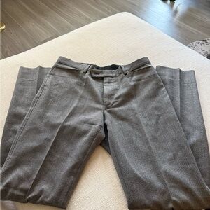 Gucci Black and Gray wool Trousers